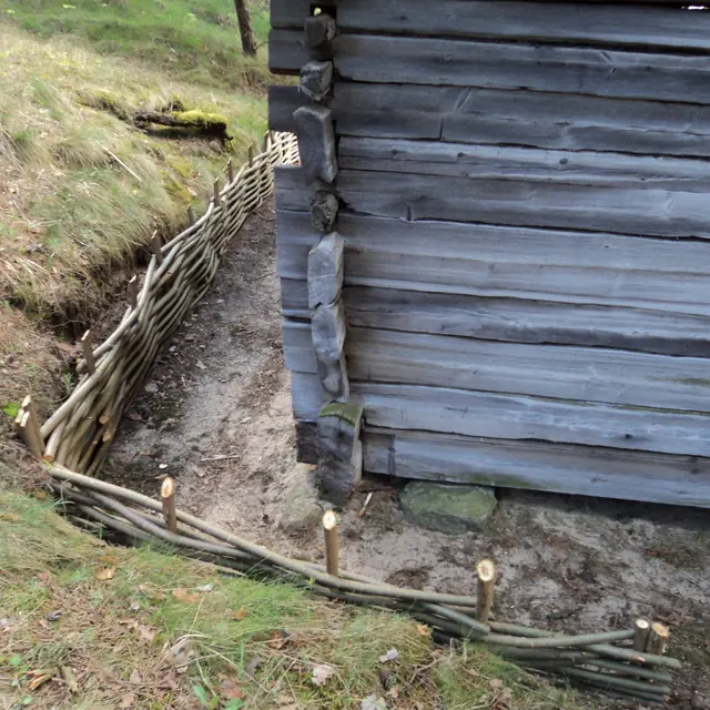 Pīts augsnes norobežojums, darbs Nr. 8