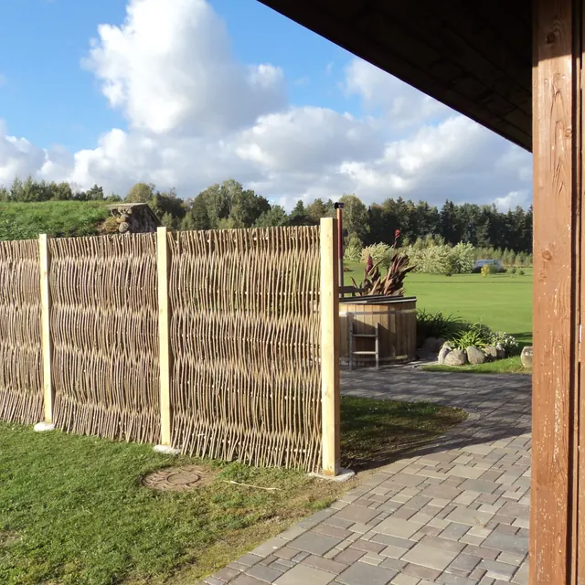 Pīta vēja siena / terase, darbs Nr. 9