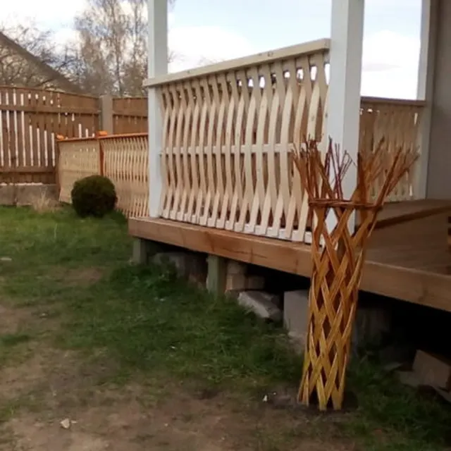 Pīta vēja siena / terase, darbs Nr. 11