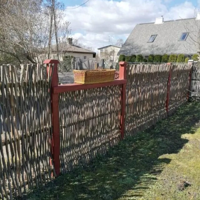 Pīts kārklu žogs — teritorijas norobežojums, darbs Nr. 22