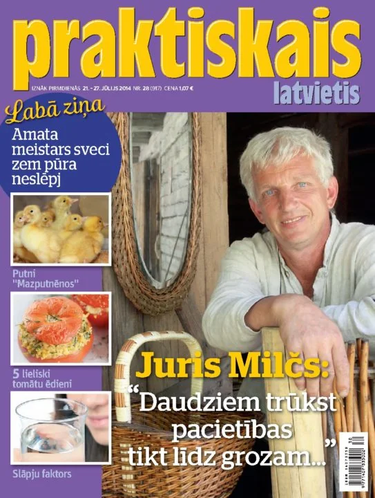 Pinumu meistars Juris Milčs pie sava darba